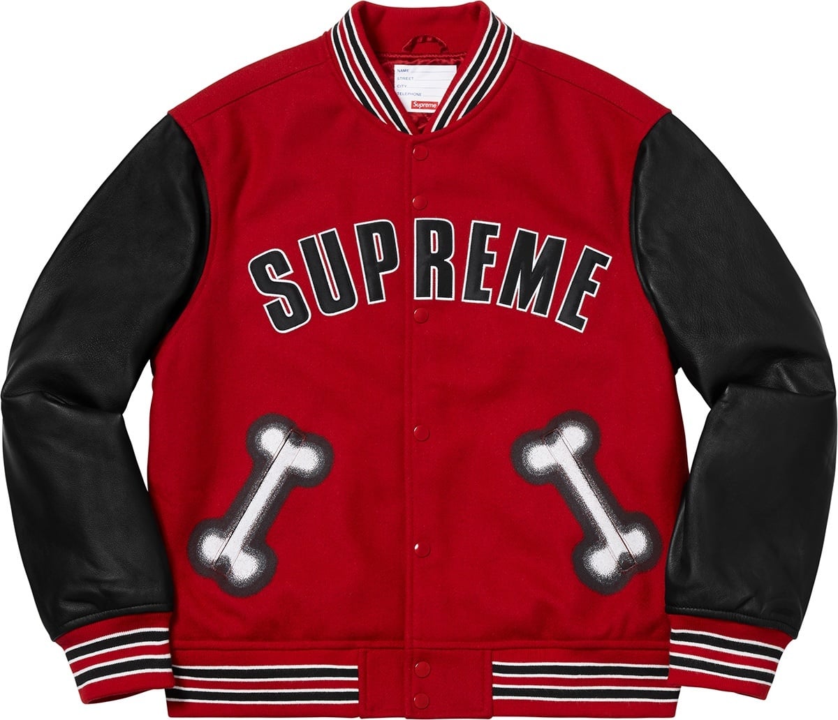 Bone Varsity Jacket view 13